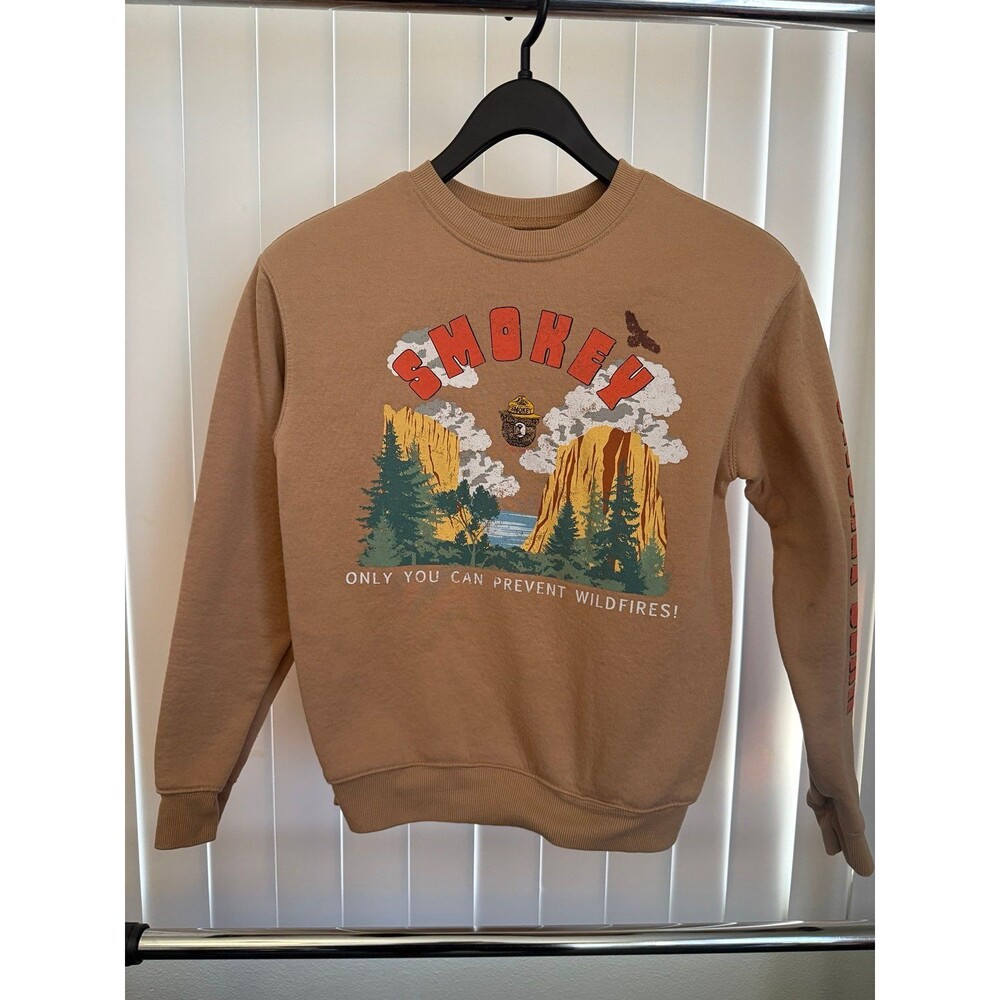 Women’s Smokey Bear "Only You Can Prevent Wildfires” Sweatshirt Size X-small